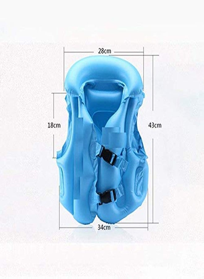 بوكسو سترة سباحة للمبتدئين من بوكسو للأطفال، سترة نجاة قابلة للنفخ، ملحقات حمام سباحة للأطفال، عبوة من قطعة واحدة (مقاس 12) - Image 2